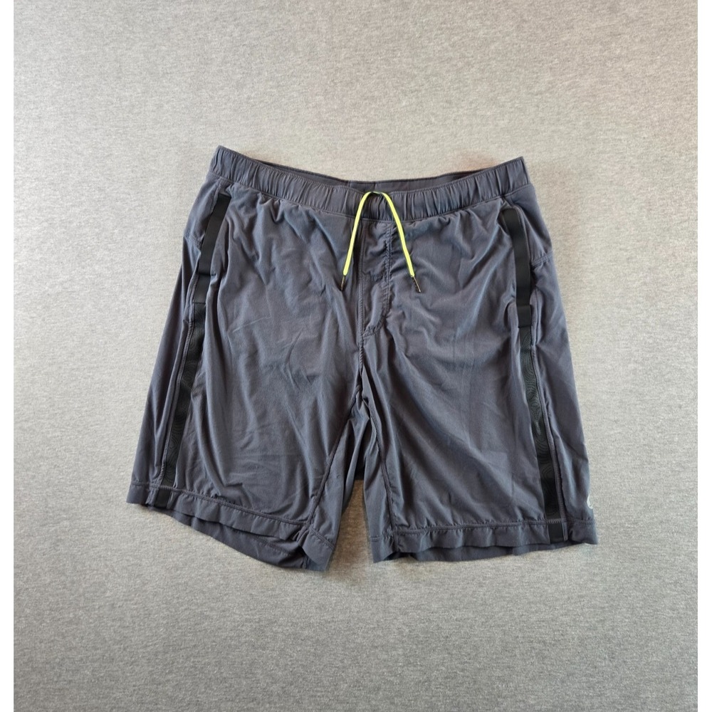 Lululemon T.H.E Shorts Mens L‎  Gray Lined 10" Luxtreme Performance Gym Athletic